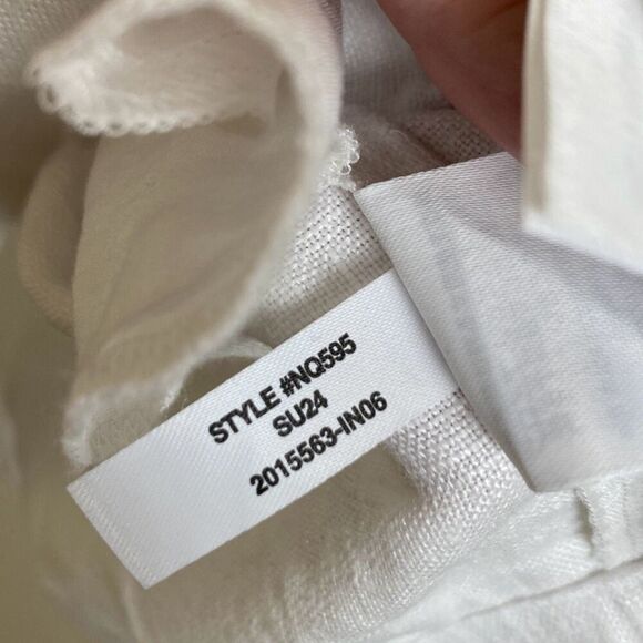 Madewell Georgia Embroidered Tank Mini Dress in Linen Size 6‎ (Q18) - Picture 11 of 13